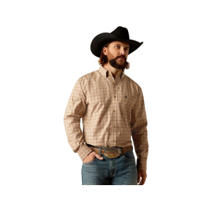 Ariat Men's Pro Trey Long Sleeve Shirt Khaki XL - Ariat