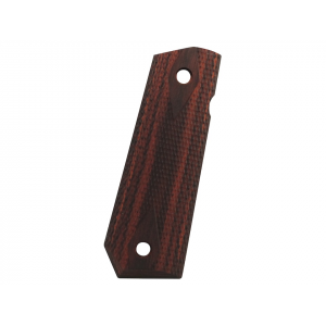 Ed Brown Grips Bobtail 1911 Government, Commander Double Diamond Checkered Laminate Brown - Ed Brown