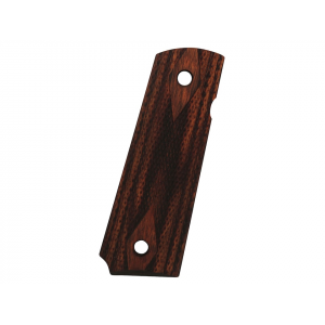 Ed Brown Grips Slim Line 1911 Government, Commander Double Diamond Checkered Laminate Brown - Ed Brown