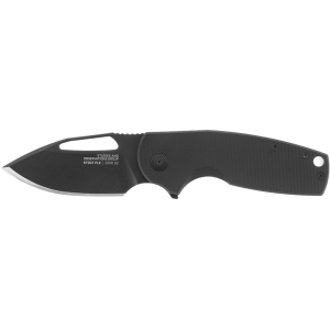Sog SOG Stout FLK Pocket Knife 2.62" Clip Point Cryo D2 Black Blade G10 Handle Black - $59.95 at MidwayUSA