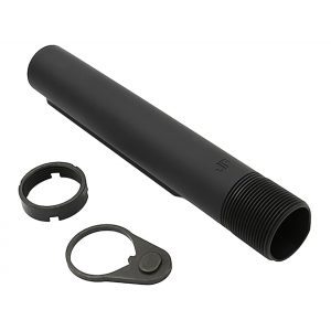 JP Enterprises Enhanced Receiver Extension Buffer Tube AR-15, LR-308 Carbine Aluminum Black - Jp Enterprises