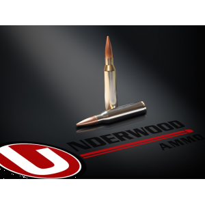 UNDERWOOD 338 Lapua Magnum Ammo 300 Grain Nosler Custom Competition Jacketed Hollow Point Box Of 10