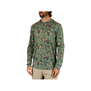MARSH WEAR Men's Buxton Hagood Hoodie Green Mallard Camo Medium