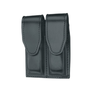 Gould & Goodrich B629 Double Magazine Pouch for Glock 17, 19, 22, 23, 31, 32, 34, 35, 36, HK USP 9 Compact, USP 357 Compact, USP 40 Compact, USP 45 Compact, USP 9, USP 40 Leather Black - Gould & Goodrich