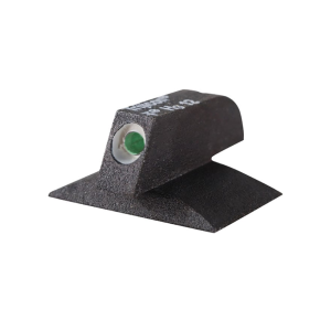 Kensight 1911 Front Night Sight Novak Cut Contoured Base .200" Height .115" Width Steel Black with Green Tritium Dot - Kensight
