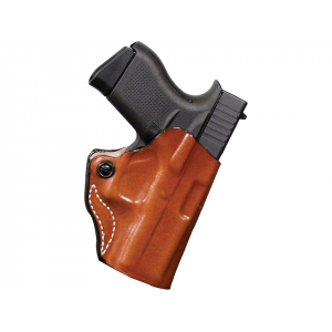 DeSantis Gunhide Mini Scabbard OWB Holster Right Hand Glock 43X MOS Leather Tan - Desantis Gunhide