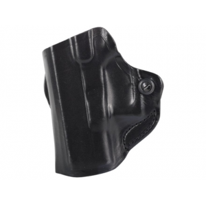 DeSantis Gunhide Mini Scabbard OWB Holster Left Hand Glock 26, 27, 33 Leather Black - Desantis Gunhide