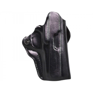 DeSantis Gunhide Mini Scabbard OWB Holster Right Hand Ruger LCP II Leather Black - Desantis Gunhide