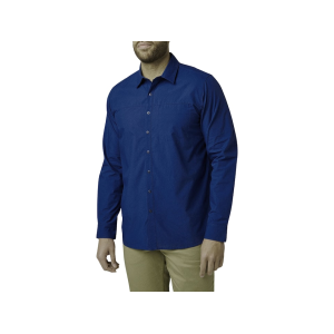 5.11 Men's Igor Solid Long Sleeve Shirt Blue Mussel Medium - 5.11