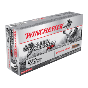WINCHESTER Deer Season Xp 270 WINCHESTER Short Magnum (wsm) Ammo 130 Grain WINCHESTER Extreme Point Polymer Tip Box Of 20