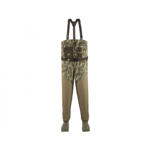 LACROSSE Men's Alpha Agility Zip Front 1600 Gram Insulated Breathable Boot Foot Chest Waders Mossy Oak Bottomland Regular 11