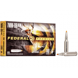 eral Premium 7mm-08 Remington 140 Grain Speer Trophy Bonded Tip Bonded Polymer Tip Box Of 20 Ammo