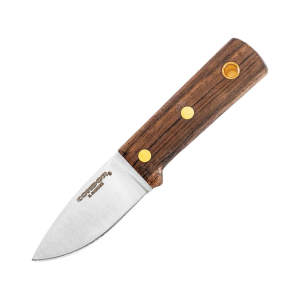 Condor Knives Compact Kephart Fixed Blade Knife 2.57" Drop Point 1095 Polished Blade Walnut Handle - Condor Knives