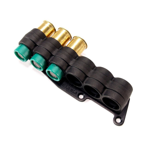 Mesa Tactical Sureshell Shotgun Ammo Carrier 12 Gauge Remington 870, 1100, 11-87 6-Round Polymer Black