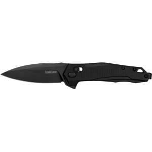 Kershaw Monitor Pocket Knife 3" Spear Point D2 Black Oxide Blade Glass Reinforced Nylon (GRN) Handle Black - Kershaw