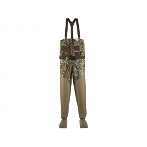 LACROSSE Men's Alpha Agility Zip Front 1600 Gram Insulated Breathable Boot Foot Chest Waders Realtree Max-5 Stout 12