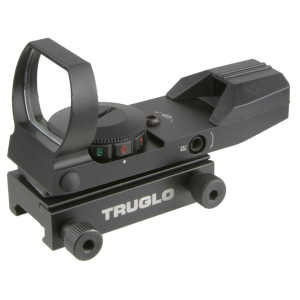 TRUGLO Open Reflex Red Dot Sight 1x 5 MOA Dual Red and Green Dot with Picatinny Mount Matte Black