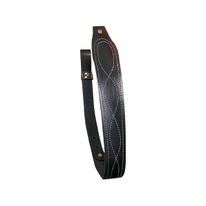 Hunter Cobra Leather Rifle Sling Black