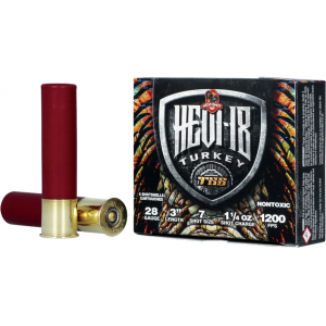 HEVI-SHOT Hevi-18 Tss Turkey 28 Gauge Ammo 3" #7 Tungsten Shot 1-1/4 Oz Box Of 5