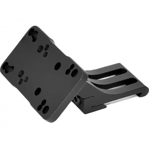 Warne 45 Degree Offset Picatinny-Style Red Dot Mount Left Hand - Warne