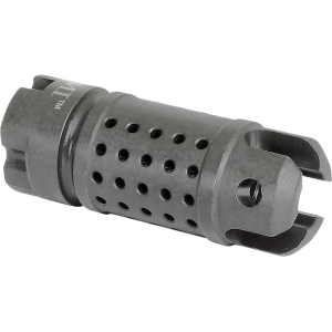 Midwest Industries AK Tactical Flash Compensator Steel Black - Midwest Industries