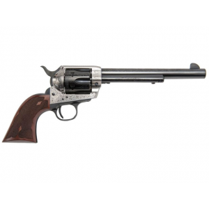 CIMARRON Firearms Frontier Pre-war 45 Colt (long Colt) Revolver 7.5" Blued Barrel 6 Round Walnut Grip Engraved Frame