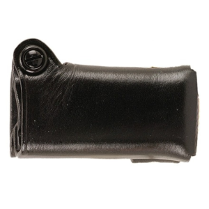 Galco Horizontal Double Stack Metal Magazine Pouch 40 S&W, 9mm Leather Black - Galco