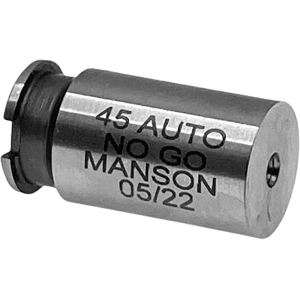 Manson Reamers Headspace NOGO Gauge 45 AUTO - Manson Reamers