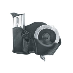 Gould & Goodrich B841 Belt Handcuff and Magazine Carrier Right Hand for Glock 17,19, 20, 21, 22, 23, 26, 27, 29, 30, 31, 32, 33, 34, 35, HK USP 9, USP 357, USP 40, USP 45, Para-Ordnance P10, P12, P13, - Gould & Goodrich
