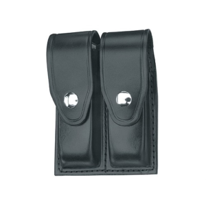 Gould & Goodrich B627 Double Magazine Pouch for Glock 17, 19, 22, 23, 31, 32, 34, 35, 36, HK USP 9 Compact, USP 357 Compact, USP 40 Compact, USP 45 Compact, USP 9, USP 40 Leather Black - Gould & Goodrich