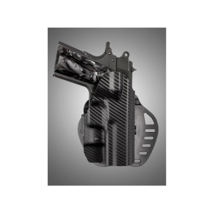 Hogue ARS Stage 1 OWB Holster Right Hand 1911 Officer Polymer Carbon Fiber - Hogue