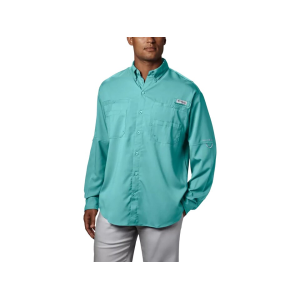 Columbia Men's PFG Tamiami II Long Sleeve Shirt Gulf Stream 2XL - Columbia