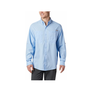 Columbia Men's PFG Tamiami II Long Sleeve Shirt Sail 2XL Tall - Columbia