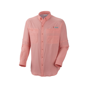 Columbia Men's PFG Tamiami II Long Sleeve Shirt Sorbet 2XL - Columbia