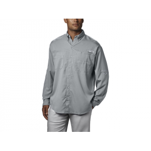 COLUMBIA Men's PFG Tamiami II Long Sleeve Shirt Cool Gray XL
