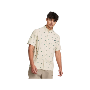 Under Armour Men's Dockside Novelty Short Sleeve Shirt Silt Medium - Under Armour