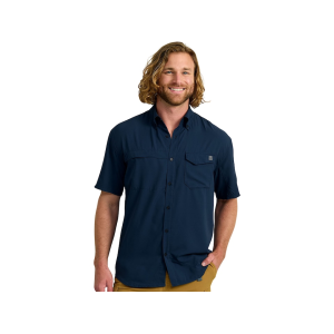 Huk Men's Tidepoint Shirt Naval Academy Medium - Huk