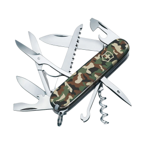 Victorinox Swiss Army Huntsman Pocket Knife Stainless Steel Blade Polymer Handle Camouflage - Victorinox Swiss Army