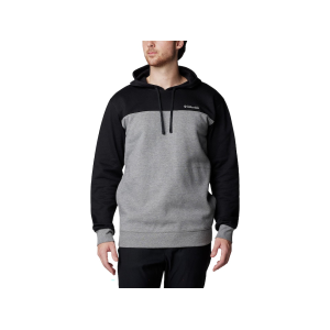 Columbia Men's Hart Mountain Hoodie Charcoal Heather/Black Medium - Columbia