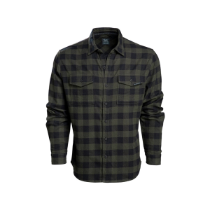 VORTEX OPTICS Men's Timber Rush Flannel Long Sleeve Shirt Forest 2XL