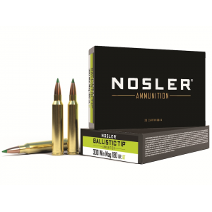 ler BT 300 Winchester Magnum 180 Grain Nosler Ballistic Tip Polymer Tip Box Of 20 Ammo