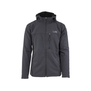 MidwayUSA Men's Firesteel Hooded Softshell Jacket Heather Gray Large - Midwayusa