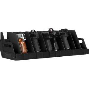 Savior Equipment 12-Slot Pistol Storage Rack Black - Savior Equipment