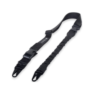 CrossTac Single/Double Point Rifle Sling Nylon Black - Crosstac