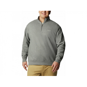 COLUMBIA Men's Hart Mountain II Quarter Zip Sweater Charcoal Heather Medium