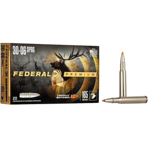 eral Premium 30-06 Springfield 165 Grain Bonded Polymer Tip Box Of 20 Ammo