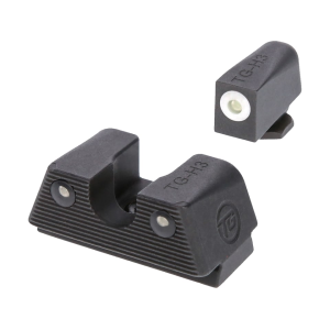 TRUGLO Tritium X Sight for Glock 42, 43 Tritium Green with White Front Dot Outline