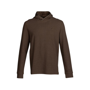 Browning Men's Waffle Knit Hoodie Major Brown 2XL - Browning