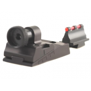 Williams WGRS-336 Guide Receiver Peep Sight Set Marlin Lever Actions with Fire Sight Front Sight Aluminum Black - Williams