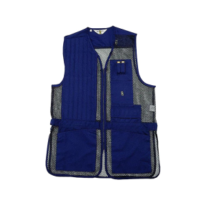 Bob Allen 240M Mesh Back Shooting Vest Right Hand Cotton Twill and Mesh Navy Large - Bob Allen